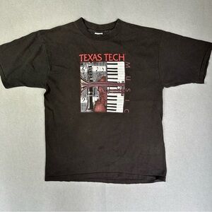 Texas Tech Music Black T-Shirt